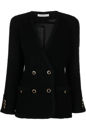 Alessandra Rich Blazer met dubbele rij knopen