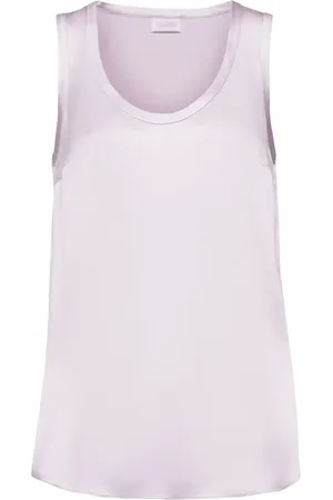 Brunello Cucinelli Omkeerbare satijnen tanktop