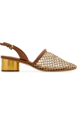 Salvatore Ferragamo 40 mm slingback pumps met mesh