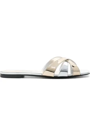3Juin Caris Vegas leren slippers
