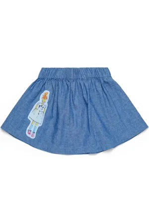 Marni Spijkerrok met logoprint
