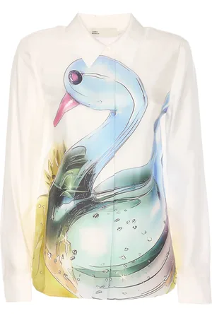 Tory Burch Lucky Duck zijden blouse
