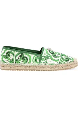Dolce & Gabbana Espadrilles met logoplakkaat en print