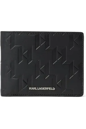 Karl Lagerfeld K/Loom kleine leren portemonnee