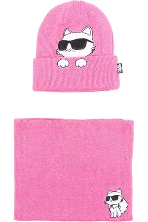 Karl Lagerfeld Hoed, muts en sjaal met logoprint