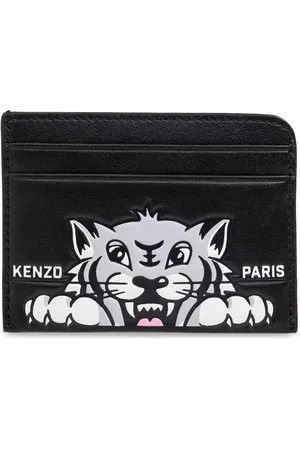 Kenzo Varsity leren pasjeshouder