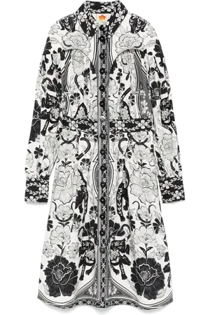 Farm Rio Flower Leopards midi