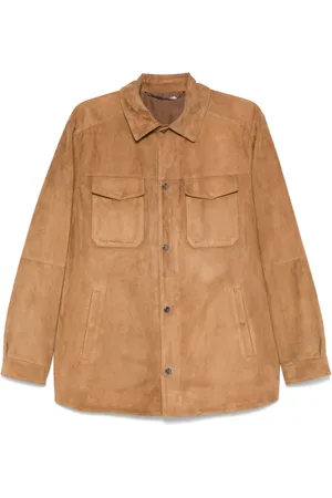 CANALI Suède shirtjack