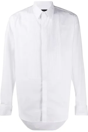 Giorgio Armani Overhemd met geplooide bies