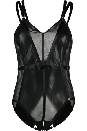 Something Wicked Bodysuit met mesh vlak