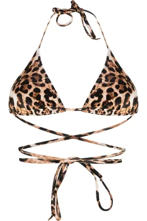 Vetements Bikinitop met luipaardprint