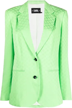 Karl Lagerfeld Blazer met monogram jacquard