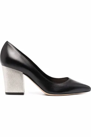 Sergio Rossi Nappa Seventy pumps met blokhak