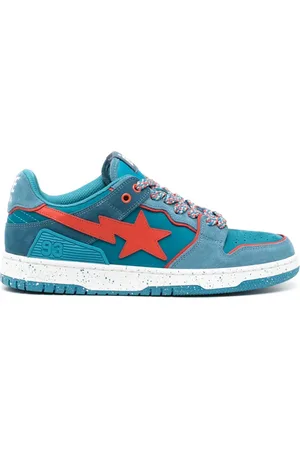 A Bathing Ape SK8 STA sneakers met vlakken