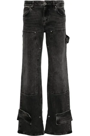 BLUMARINE Boyfit cargo jeans