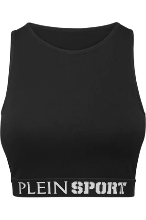 Philipp Plein Geribbelde naadloze trainingssport