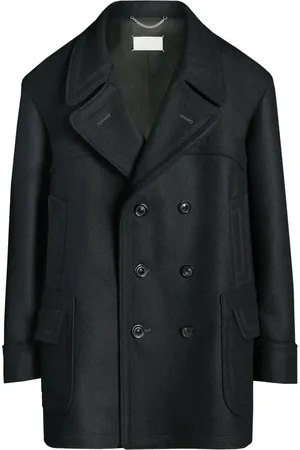 Maison Margiela Jas met dubbele rij knopen van wolblend
