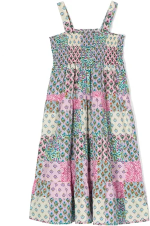 MC2 SAINT BARTH Katoenen jurk met bloemenprint