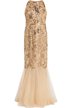 Marchesa Notte Avondjurk met pailletten