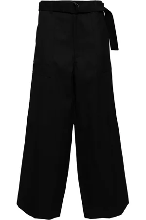 Comme des Garçons Broek met wijde pijpen