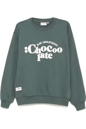 Chocoolate Sweater met geborduurd logo