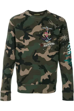 VALENTINO GARAVANI Sweater met camouflageprint