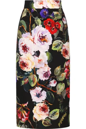 Dolce & Gabbana Kokerrok met bloemenprint