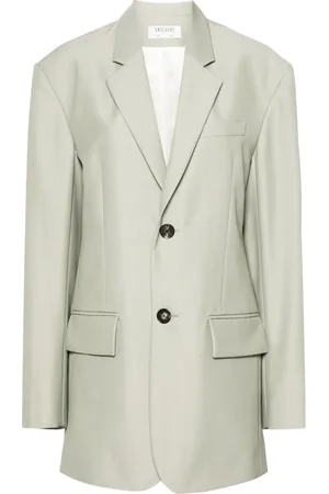 Gauchere Blazer met enkele rij knopen