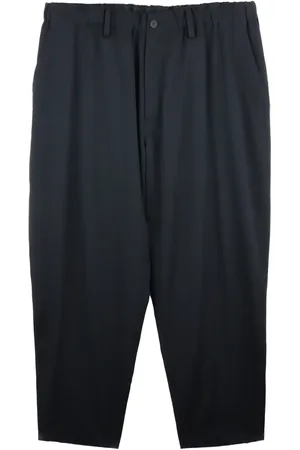 YOHJI YAMAMOTO Straight broek met geplooid detail