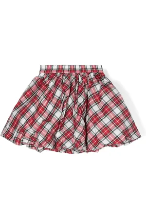 MONNALISA Taffeta rok met tartan ruit