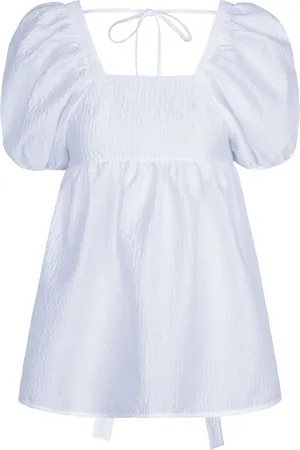 Cecilie Bahnsen Alma blouse met matelassé