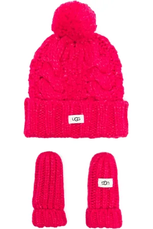 UGG Grofgebreide muts en wanten