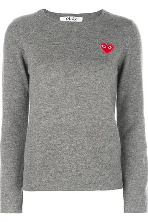 Comme des Garçons Trui met hartapplicatie
