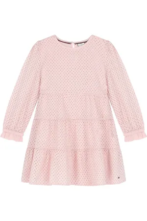 Tommy Hilfiger Jurk met broderie anglaise