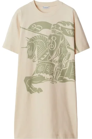 Burberry Katoenen jurk met logo