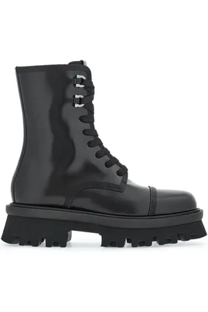 Salvatore Ferragamo Combat boots met chunky zool