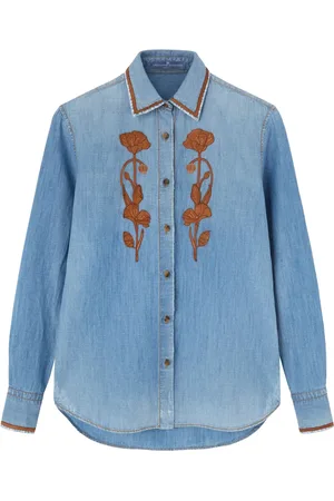 ERMANNO SCERVINO Blouse met geborduurde bloemen