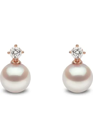 Yoko London 18kt roségouden oorbellen