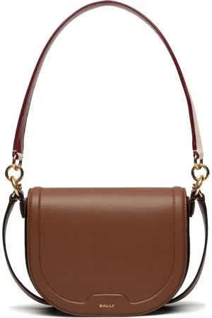 Bally Leren schoudertas