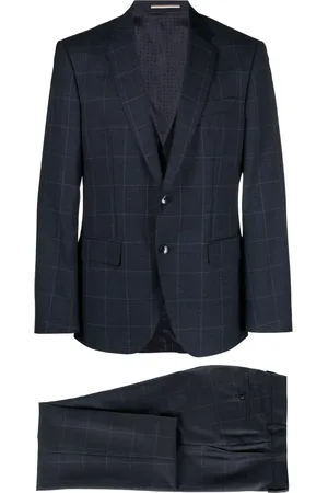 HUGO BOSS Mantel met enkele rij knopen