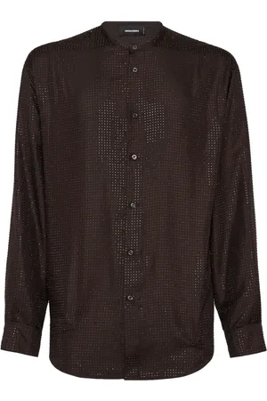 Dsquared2 Overhemd met bandkraag
