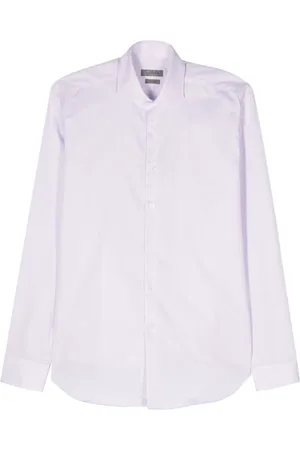 corneliani Overhemd met slub textuur
