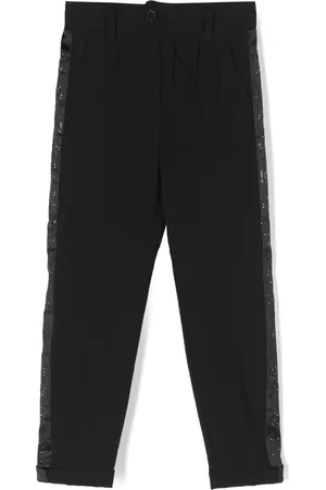 John Richmond Pantalon verfraaid met kristallen
