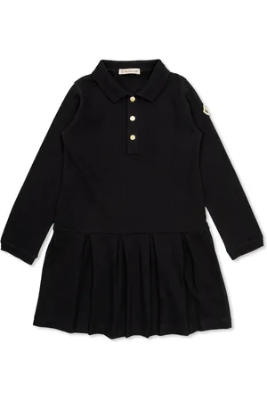 Moncler Geplooide jurk met logopatch