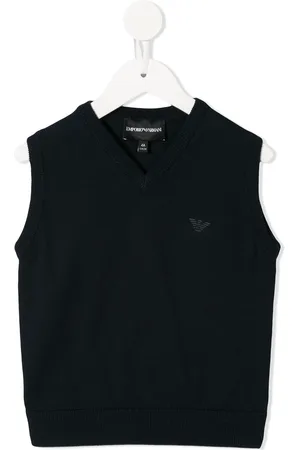Emporio Armani Vest verfraaid met logo