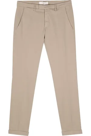 BRIGLIA Twill broek met toelopende pijpen