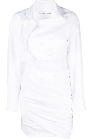 Alexander Wang Asymmetrische blousejurk