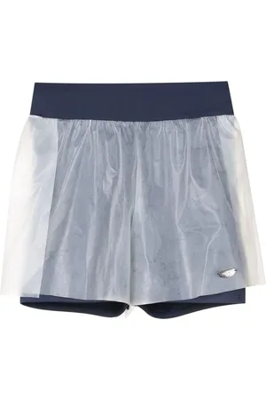 AMIR SLAMA Hardloopshorts met logoplakkaat