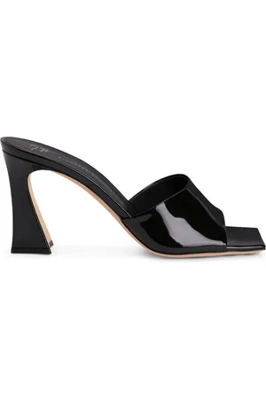 Giuseppe Zanotti 85 mm leren muiltjes met gelakte afwerking