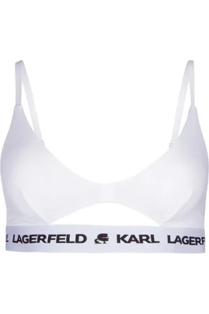 Karl Lagerfeld Bh met logoband en kijkgaatje